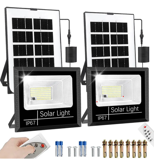2 Reflectores Solares 400W c/u