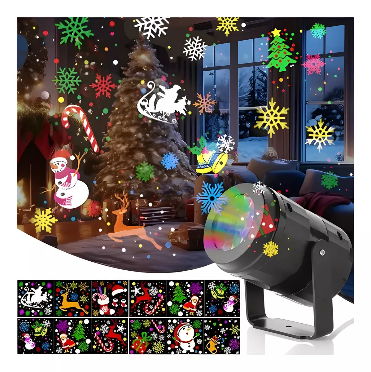 Proyector de Luces Navideñas