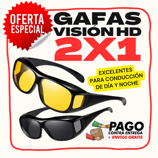 2 SET 2x1 GAFAS VISIÓN HD